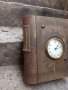 Масивен стар бронзов часовник, снимка 2