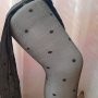 М Златист брокатен чорапогащник с точки , снимка 1 - Бельо - 34884382