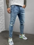 👖 Мъжки Сини Луксозни Дънки – Стил за Истински Мъж, снимка 2