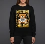 Овърсайз ватирани блузи GOLD CHAIN с MOSCHINO дизайн! Или с ТВОЯ идея!, снимка 2