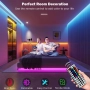 RGB LED лента 10m LED стайна лампа с APP контрол, гъвкава лента за декорация на стая, спалня, хол, снимка 7
