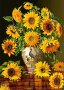 Диамантен Гоблен със слънчогледи, снимка 1 - Гоблени - 43593289