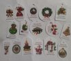различни Весела Коледа Коледни Тагове табелки табели етикети картонени за подаръци ръчна изработка , снимка 3