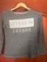 Сива блуза С с надпис , снимка 1