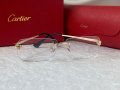Cartier унисекс прозрачни слънчеви диоптрични рамки очила за компютър, снимка 10