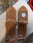 Ръчно плетени детски чорапи от вълна. Дължина на ходилото 22 см, снимка 1 - Чорапи - 39797541