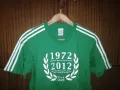 Germany Adidas 1972-2012 памучна оригинална юбилейна тениска Германия размер М зелена , снимка 3