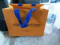 Бутикова подаръчна торба Louis Vuitton carrier shopping bag 22cm x18cm, снимка 9