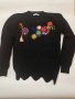 Пуловер с апликация 158/164, снимка 1 - Детски пуловери и жилетки - 43086132