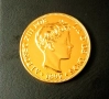 Позлатена Испанска голяма монета (41 ММ) 100 песети, снимка 1