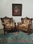 Двойка барокови кресла, снимка 1 - Дивани и мека мебел - 44128812