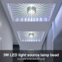 Вътрешна стенна декоративна LED лампа с многоцветен градиент, с дистанционно управление, снимка 6