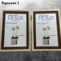 Двойна дървена рамка за снимки тип книга за снимка размер 10х15см, снимка 4