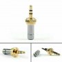 Special Mini 3.5mm Screw Lock Stereo Jack Sennheiser BK 3,5 жакче за Sennheiser Бодипак предавател, снимка 3