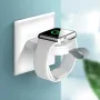 Преносимо безжично зарядно за Apple iWatch Series 9 8 7 6 5 4 3 2 1 SE, бяло, снимка 1