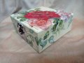 Кутия с рози - декупаж, снимка 3