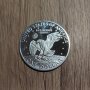 Сребърна монета 1 долар 1972 САЩ Айзенхауер PROOF