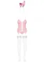 Секси костюм на зайче Bunny pink Obsessive, снимка 5