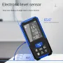 Лазерна ролетка измерване на ъгъл Електронна дигитална с дисплей 100м обхват далекомер рулетка, снимка 1