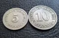 Стара монета/и 5 и 10 пфенига 1911 г. букви А - Германия-красиви !, снимка 8