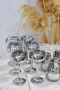 Опушени чаши за вино/алкохол или безалкохолно , снимка 2