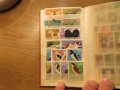Колекция от 150 стари пощенски марки - кафява корица - птици, кучета, цветя, красиви местности, снимка 7