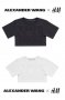 НОВИ! Alexander Wang x H&M Crop Top Черен Топ, снимка 2