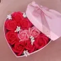 Сърце с ароматни рози , снимка 1
