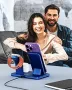 3 в 1 Нова стойка зарядно телефон слушалки часовник Магнитна станция iPhone Apple Watch AirPods, снимка 5