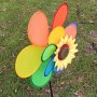 3607 Вятърна въртележка за градина Голямо цвете със слънчоглед, снимка 3
