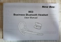 Bluetooth handsfree headset / Блутут хендсфри слушалка New Bee M53 , снимка 4