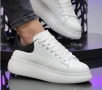 Alexander McQueen Бели Мъжки Маратонки 40-45 Номер с Кутия , снимка 2