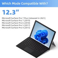 MAMOL Магнитен протектор за екран 12,3 инча за Microsoft Surface Pro 7+, 7,6,5,, снимка 7 - Други - 43114384