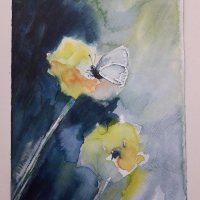 Картина: "Пеперуда", снимка 1 - Картини - 33678490