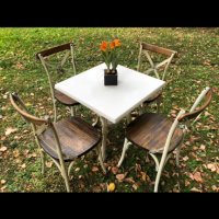 Дизайнерска стойка за маса, снимка 5 - Градински мебели, декорация  - 42157652
