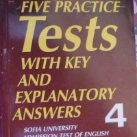 Five Real Tests with Key and Explanatory Answers Book 4, снимка 1 - Чуждоезиково обучение, речници - 38271469