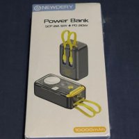 NEWDERY Power Bank за Apple Watch 9/Ultra и iРhone 10000mAh, 22.5W, снимка 9 - Външни батерии - 43217517