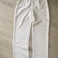Бял летен панталон М/Л, снимка 4 - Панталони - 32269380