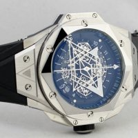 Мъжки луксозен часовник Hublot Sang Bleu II, снимка 1 - Мъжки - 33178401