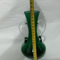 Стъклена кана ваза гарафа, снимка 4 - Антикварни и старинни предмети - 35590030