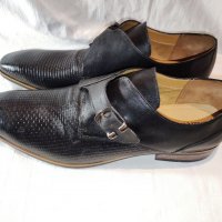 Разкошни мъжки обувки от естествена кожа MARCO BONELLI №47, снимка 4 - Официални обувки - 35044062