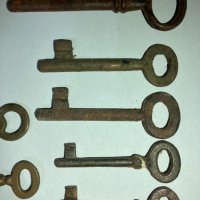Лот стари ключове, снимка 4 - Антикварни и старинни предмети - 43633352