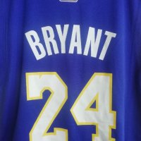 LA Lakers #24 Kobe Bryant Adidas лилав потник Лейкърс размер S Los Angeles Jersey Коби Брайънт NBA , снимка 3 - Тениски - 43210538