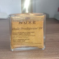 NUXE 100ml Nuxe Prodigieuse Сухо масло със златни частици за лице, коса и тяло x100 мл, снимка 3 - Козметика за лице - 31141640