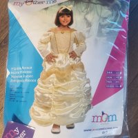 Красива карнавална рокля на принцеса Бел 7-9 год., снимка 1 - Детски рокли и поли - 43158529