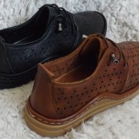 Обувки, естествена кожа, ластични връзки, код 603/ББ1/68, снимка 7 - Дамски ежедневни обувки - 40820449