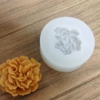 Карамфил рошаво цвете силиконов молд форма калъп гипс свещ сапун декор , снимка 2 - Форми - 36801618