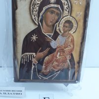 Икона на платно А5 на Пресвета Майка Богородица Закрилница - ръчна изработка . Модел Б., снимка 1 - Икони - 37796974