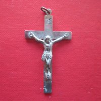 Старинен бронзов кръст , снимка 3 - Колекции - 32800779