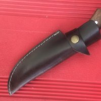 Стабилен, ръчно направен нож, чирени орех рог 100х200 Турция , снимка 2 - Ножове - 40801992